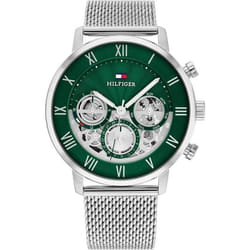 Montre - Tommy Hilfiger - 1710567 - Acier inoxydable - Résistant à leau 5 bar - Cadran vert