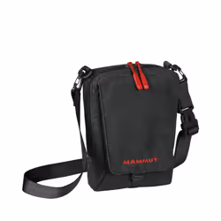 Mammut Täsch Pouch Mélange, Sac à bandoulière, Noir, Fermeture à glissière, Noir, Monochromatique, Polyester