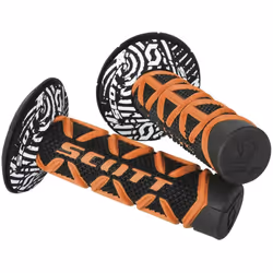 Scott Diamond Plus Donut Grip Motocross, noir-orange