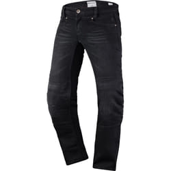 Scott Denim Stretch Jeans de moto de dames, noir, taille 40 pour Femmes