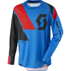 Scott 450 Podium Maillot motocross 2017, rouge-bleu, taille L pour Hommes