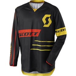 Scott 350 Dirt Maillot motocross 2017, noir-jaune, taille L pour Hommes
