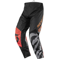 Scott 350 Race Pantalons De Motocross pour enfants, noir-orange, taille 26 pour Des gamins