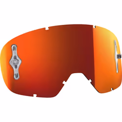 Scott Buzz MX Works Chrome Lentille de remplacement, orange pour Hommes