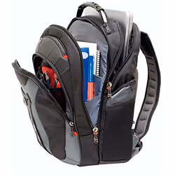 Wenger/SwissGear 600639 17" Étui sac à dos Noir, Gris - Vue supplémentaire 4