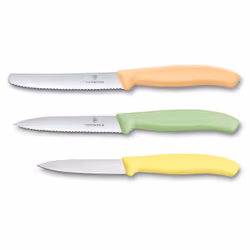 Victorinox SwissClassic Trend Colors, Jeu de couteaux, Acier inoxydable, Polypropylène, Acier inoxydable, Multicolore, 8 cm