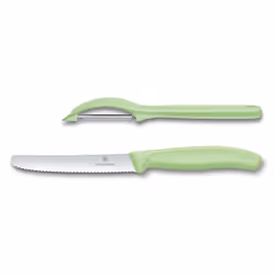 Victorinox SwissClassic Trend Colors, Jeu de couteaux, Acier inoxydable, Polypropylène, 1 outils, Éplucheur, Acier inoxydable
