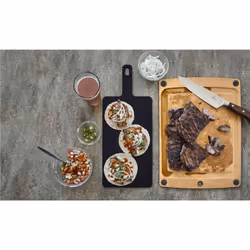 Victorinox 7.4132.3 planche à découper pour cuisine Rectangulaire Noir