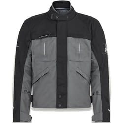 Belstaff Highway Veste textile moto, noir-gris, taille S pour Hommes