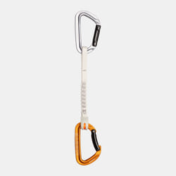 Mammut Sender Keylock Mousqueton à verrou En forme de D Aluminium Orange, Argent, Blanc 1 pièce(s)