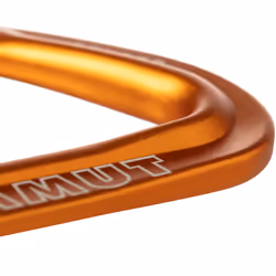Mammut Sender Keylock Mousqueton à verrou En forme de D Aluminium Orange, Argent, Blanc 1 pièce(s)