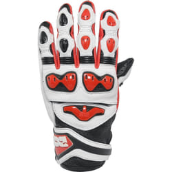 IXS X-Sport RS-400 K Gants de moto, noir-blanc-rouge, taille XL pour Hommes