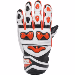IXS X-Sport RS-400 K Gants de moto, noir-blanc-rouge, taille XL pour Hommes