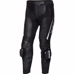 IXS X-Sport LD RS-1000 Pantalon de moto en cuir, noir-blanc, taille 36 pour Hommes