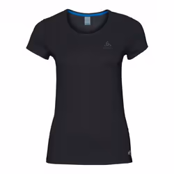 Odlo Suw Top Crew Neck S/S Active F-Dry Light, Tee-shirt, Adulte, Femelle, Noir, XS, SML