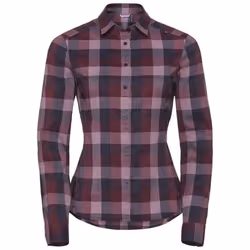 Chemise de randonnée femme Fairview Odlo - Manches longues - Séchage rapide - Respirant - Violet/Gris