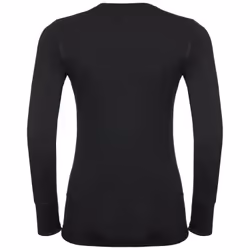 Odlo 110811 15001 L chemise et haut Crew neckline Manches longues Laine de merinos