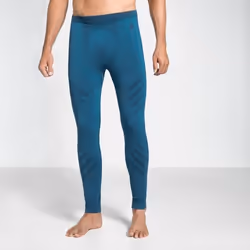 Collant - Odlo - Technique Natural Kinship - Homme - Ski - Respirant - Bleu ciel