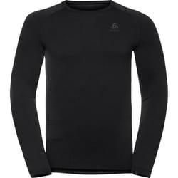 Maillot de sport homme - ODLO - Performance Warm EC - Manches longues - Noir/gris - Respirant