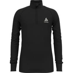 Maillot de running homme manches longues Odlo neck zip Active 2.0 - Noir - Respirant