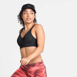 Brassière de sport haute Odlo Everyday pour femme - noir - 85 - Fitness - Running - Respirant