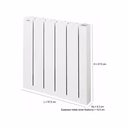 Description générale Le radiateur à inertie fluide ACOVA Alcantara offre une solution de chauffage efficace et confortable, i ...
