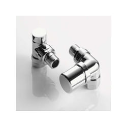Kit g robinetterie manuelle thermostatisable équerre d'angle droit pour radiateur Acova 991528