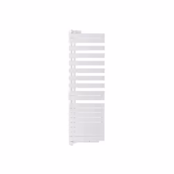 Caractéristiques : Radiateur sèche-serviettes pivotant en acier, asymétrique à droite ou à gauche, équipé d’un soufflant 1000 ...