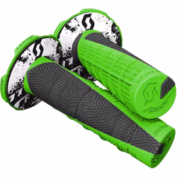 Scott Duece Plus Donut Grip Motocross, noir-vert