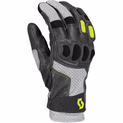 Scott Sport ADV Gants de moto, noir-jaune, taille M pour Hommes