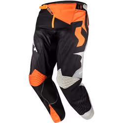 Scott 450 Angled Light Pantalon de motocross, noir-orange, taille 28 pour Hommes