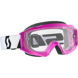 Scott Hustle X Clear Masques de motocross, rose pour Hommes