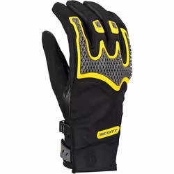 Scott Dualraid Gants de moto, noir-jaune, taille XL pour Hommes