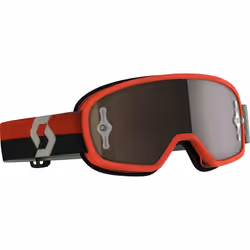 Scott Buzz Pro Chrome Lunettes Motocross pour enfants, rouge pour Des gamins