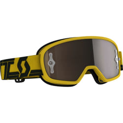 Scott Buzz Pro Chrome Lunettes Motocross pour enfants, noir-jaune pour Des gamins