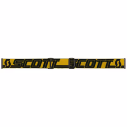 Scott Fury Chrome Lunettes Motocross, noir-jaune pour Hommes