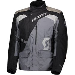 Scott Dualraid Dryo Veste textile de moto, noir-gris, taille XL pour Hommes