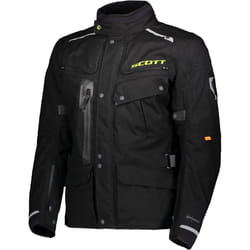 Scott Voyager Dryo Veste textile de moto imperméable, noir, taille 2XL pour Hommes