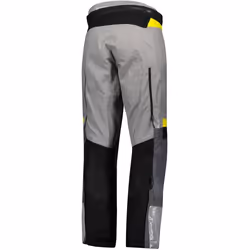 Scott Dualraid Dryo Pantalon textile de moto, gris-jaune, taille 2XL pour Hommes