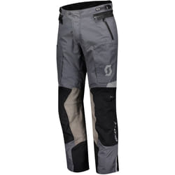 Scott Dualraid Dryo Pantalon textile de moto, noir-gris, taille 4XL pour Hommes