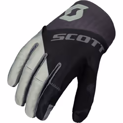 Scott 450 Angled Regular Gants Motocross, noir-gris, taille M pour Hommes