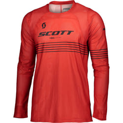 Scott 450 Angled Light Maillot motocross, noir-rouge, taille M pour Hommes