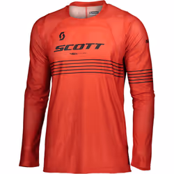 Scott 450 Angled Light Maillot motocross, noir-rouge, taille L pour Hommes