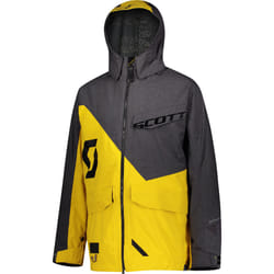 Scott XT Shell Dryo Veste de motoneige, gris-jaune, taille 2XL pour Hommes