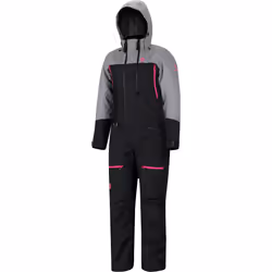 Scott Roop Dryo Ladies One Piece Costume de motoneige une pièce, noir-gris, taille 2XL pour Femmes