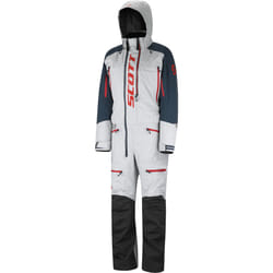 SCOTT DS Shell Dryo One Piece Costume de motoneige une pièce, gris-bleu, taille M pour Hommes