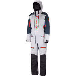 SCOTT DS Shell Dryo One Piece Costume de motoneige une pièce, gris-bleu, taille M pour Hommes