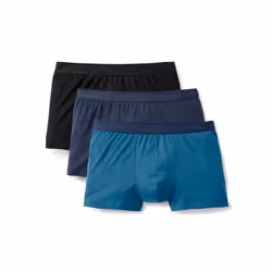 Calida Natural Benefit, Boxers, Boxeur, Adulte, Mâle, Noir, Bleu, Marine, Pas de motif