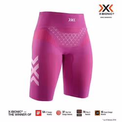 X-Bionic TW-R500S19W - COMMUTATEUR KVM -  Twyce 4.0 Run Shorts Women Femme Purple/Arctic White FR : S (Taille Fabricant : S)