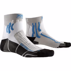 X-SOCKS RUN SPEED TWO, Chaussettes Crew, Noir, Gris, Adulte, Unisexe, 35 - 38, Spéciale
